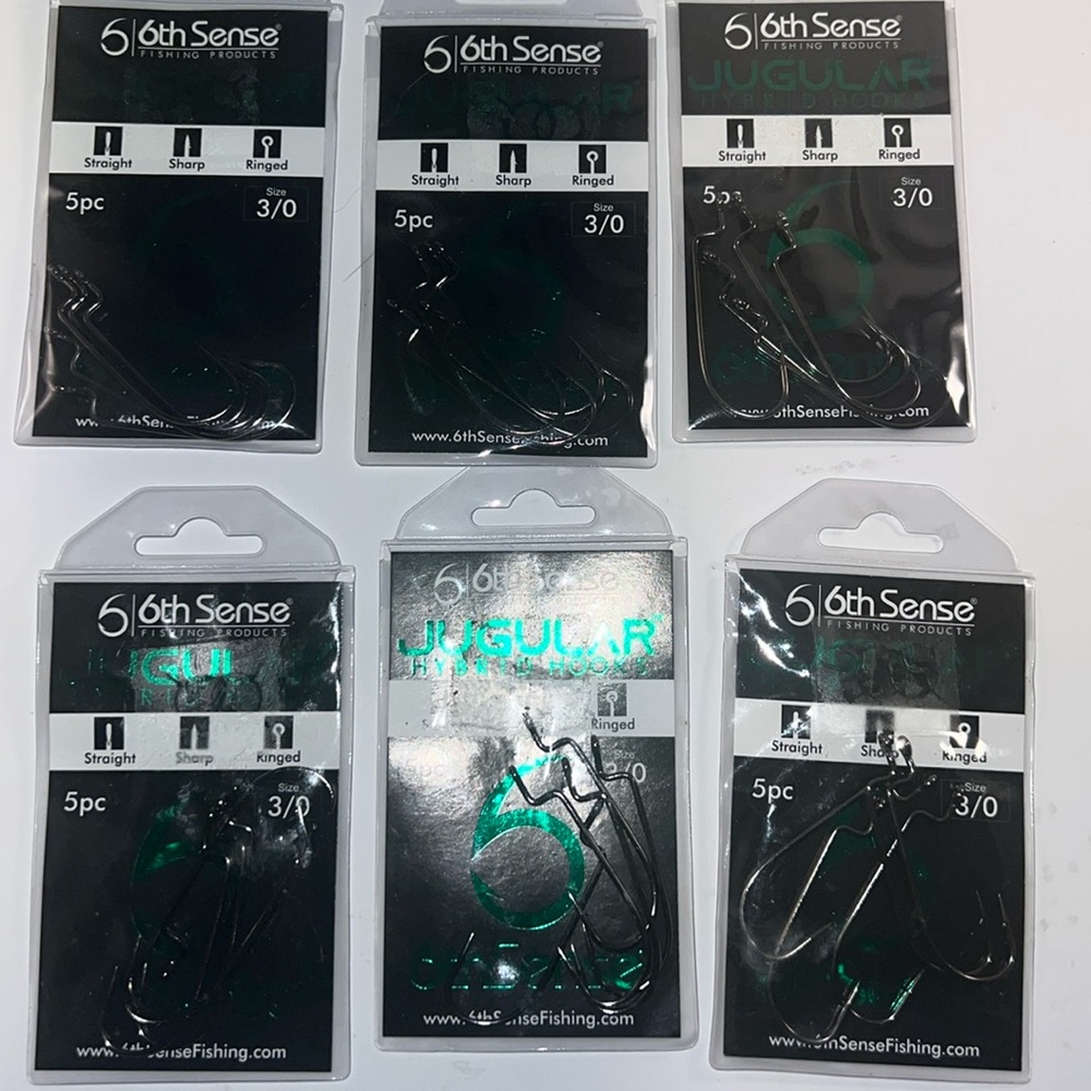 6th sense fishing products Juglar hook (5 hooks per package)